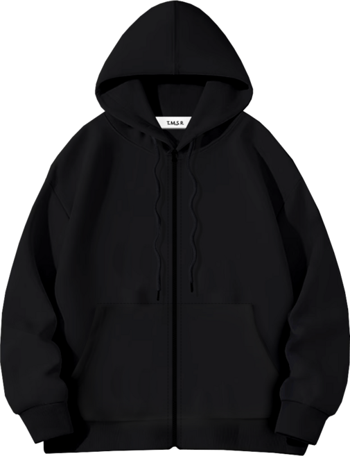 몰토벨리노 SICT 베이직 무지 특양면 후드집업