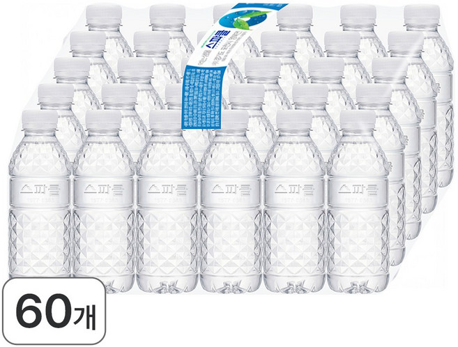 스파클 생수 무라벨, 200ml, 60개
