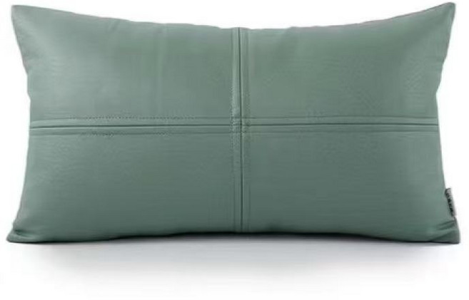 ZCBV소파가죽쿠션 직사각 베개 솜포함 북유럽 쇼파 디자인ZCBV, A. 그린