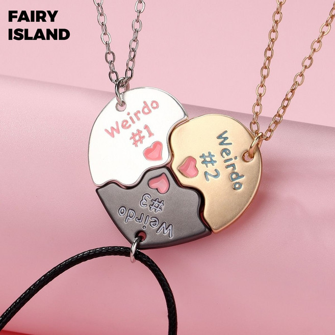 페어리아일랜드 S925 위어도 마그네틱 우정 목걸이