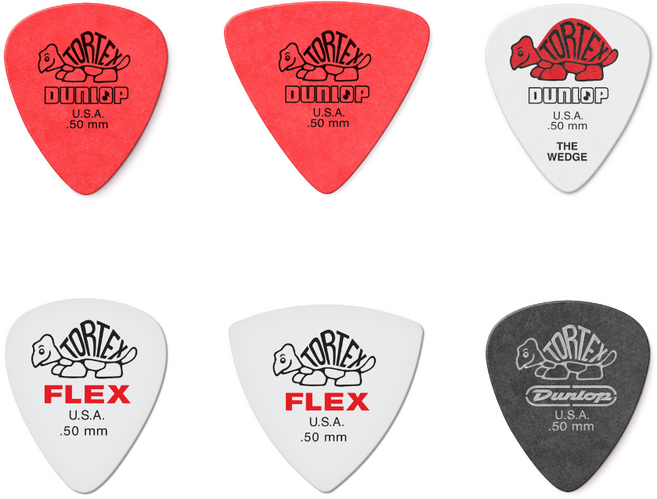 던롭 정품 기타 피크 톨텍스 울텍스 나일론 통기타 일렉 (1개 가격), 1세트