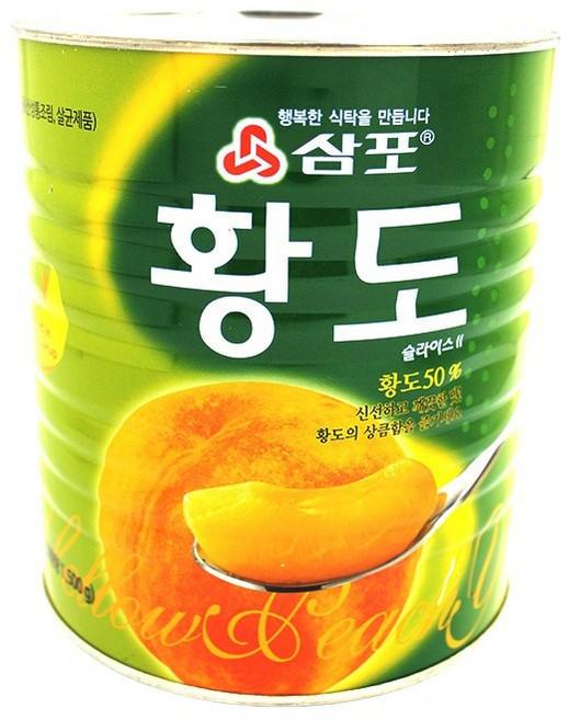 [삼포]황도슬라이스400g, 3개, 3kg