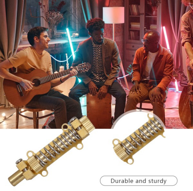 기타 트레몰로 브릿지 안정기 황동 스톱 일렉트릭 플로팅, 01, 1개