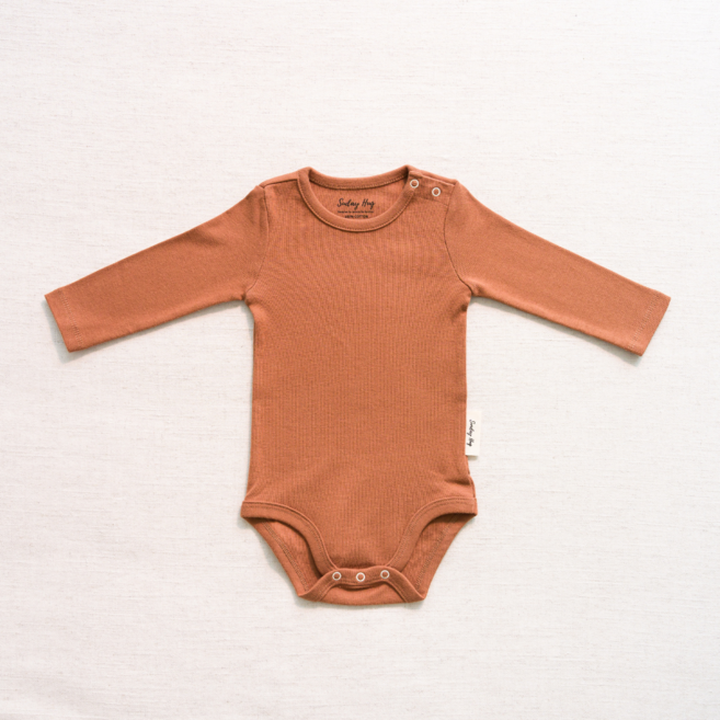 썬데이허그 데일리 밤부 긴팔 바디수트