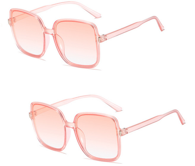 리빙듀오 인싸선글라스 안경 인생네컷 할로윈 2개 한세트, 011.컬러선글라스 핑크(166)
