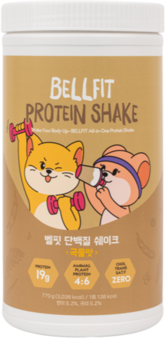 벨핏단백질쉐이크 곡물맛, 1개, 770g