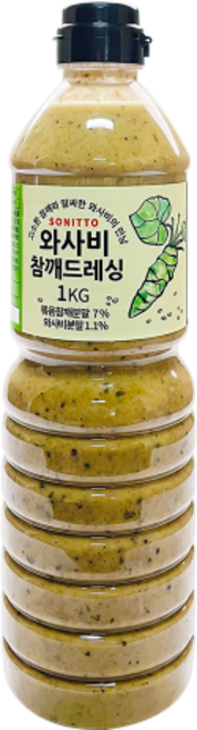 코우 소니또 와사비참깨드레싱 1kg, 와사비참깨드레싱1L, 1개, 1L
