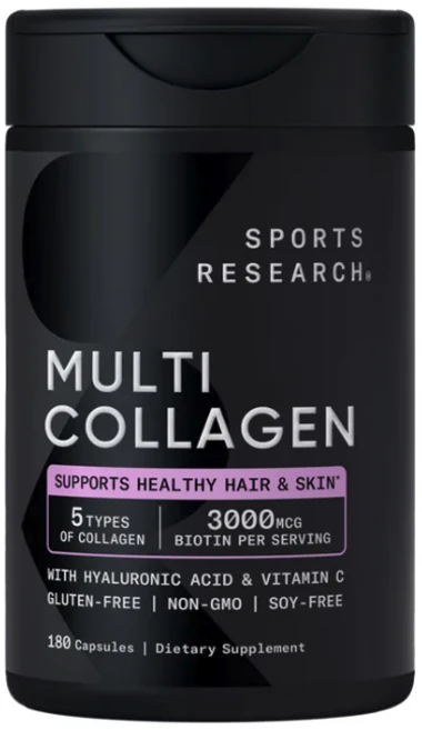 스포츠리서치 멀티 콜라겐 캡슐형, 1개, 180정 - 쿠팡