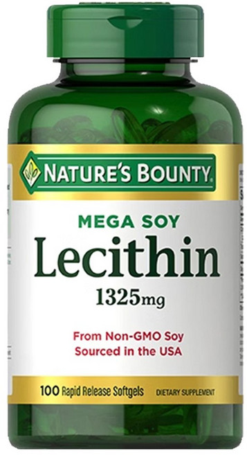 네이쳐스바운티 메가 소이 레시틴 1325mg 소프트젤, 1개, 100정