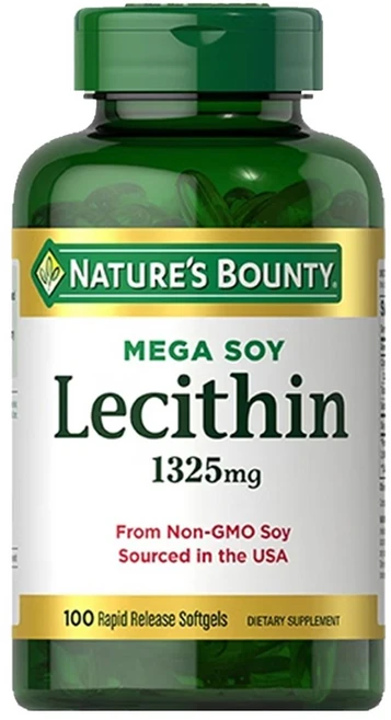 네이쳐스바운티 메가 소이 레시틴 1325mg 소프트젤, 1개, 100정 - 쿠팡