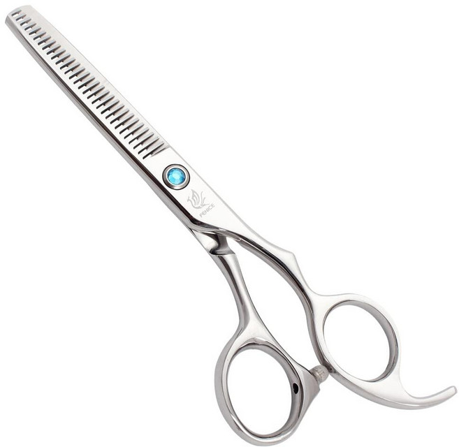 Fenice 15.2cm(6인치) 얇은 헤어 커팅 가위 전문 미용 가위 이발사 헤어스타일리스트 도구, 1개