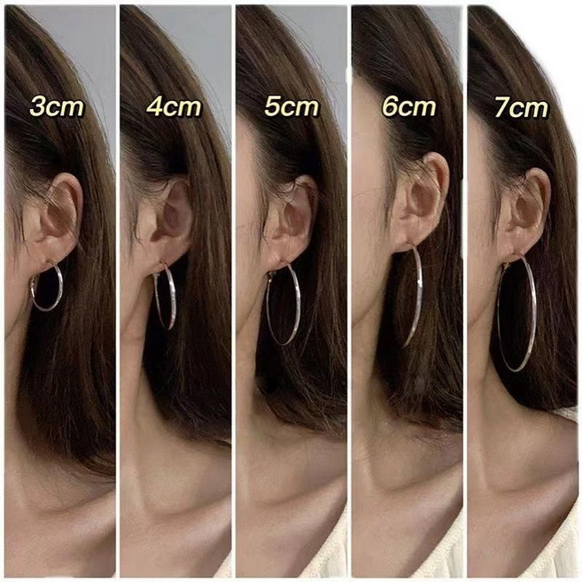 써지컬스틸침 원터치 링귀걸이 베이직 링귀걸이 원터치 링귀걸이