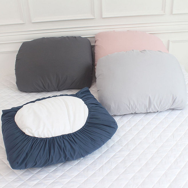 자요 국내산 센스 밴드형 밴딩 베개커버 2P