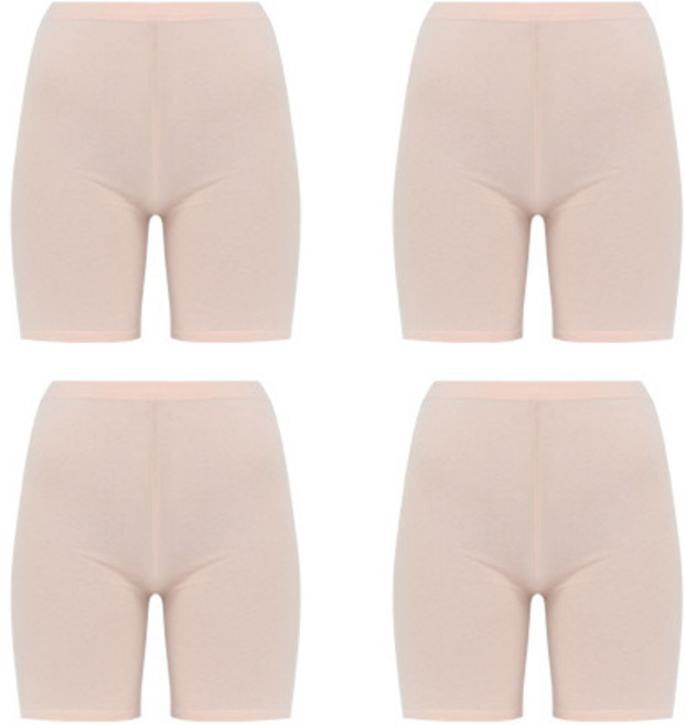 필테라 국내산 여성 면스판 속바지 3부 4부_4P
