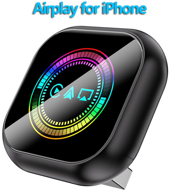2025 업그레이드 3-in-1 무선 카플레이 어댑터 미러링크 안드로이드 오토 USB 동글 플러그 앤 플레이 유선 카플레이를 무선으로, Q1AQ For Apple 2