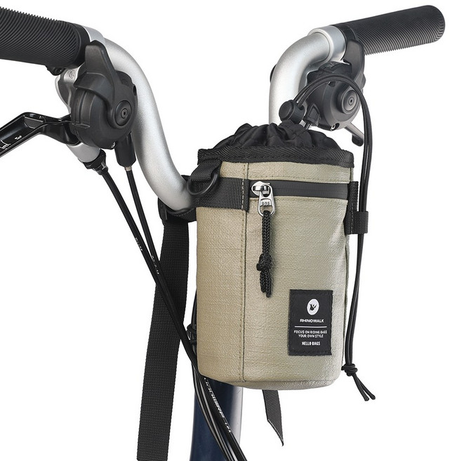 라이노워크 자전거 스템백 1.6L 물통 가방 핸들바 물병 프론트백 RK24933, 틸, 1개