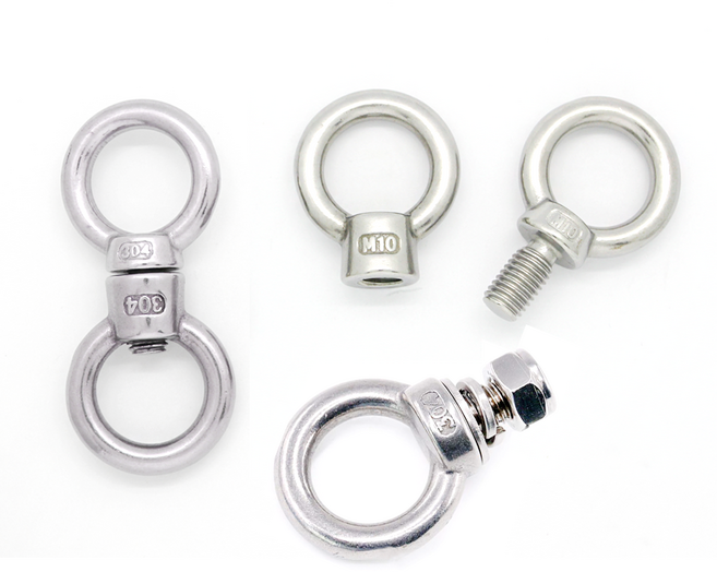 굿나잇몰 스텐 아이볼트 아이너트 m6 m8 m10 m12 m14 m16 m20 3/8 삼부 1/2 연부 5/8 고부, 아이너트(스텐), 1