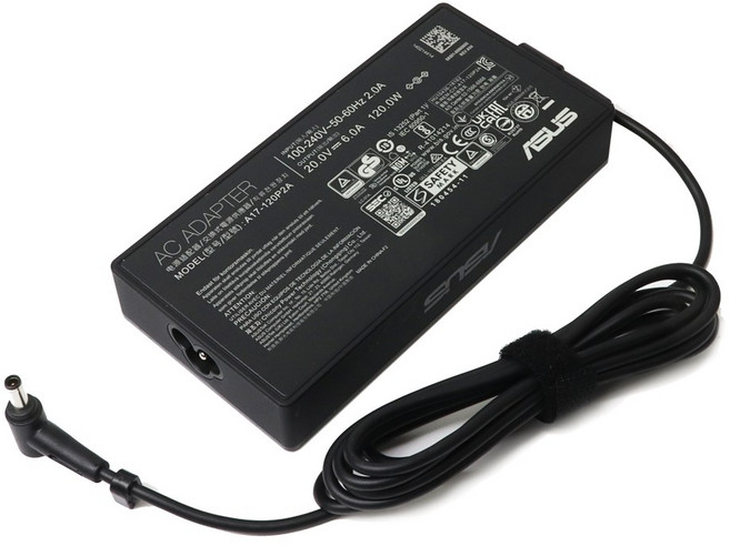 ASUS 정품 20V 6A 120W 노트북 어댑터 충전기 외경 4.5mm 내경 3.0mm A17-120P2A, 어댑터+전원케이블, 1개