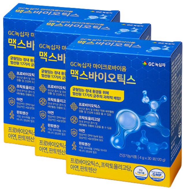 GC녹십자 마이크로바이옴 맥스바이오틱스, 120g, 3개