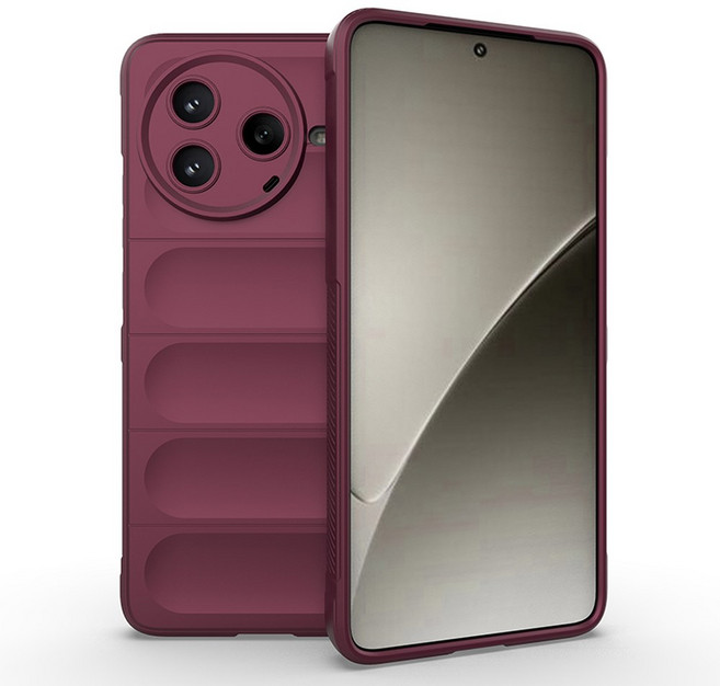 샤오미 호환 Poco F7 Pro Ultra 5G 보호 커버 충격 방지 Fundas Coque 용 피부 느낌 유연한 실리콘 케이스, Dark Purple