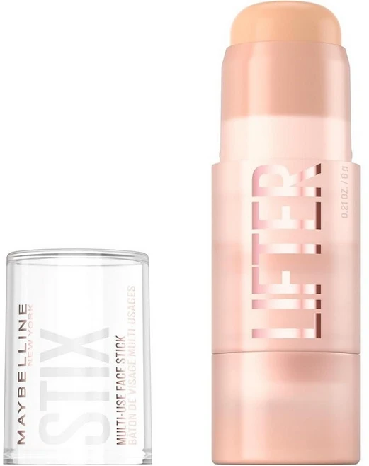 메이블린뉴욕 Maybelline 메이블린 Lifter Stix 다용도 페이스 스틱 컨투어 브론저 컨실러 파운데이션 크랜베리 씨드 오일이 함유된 올인원 크리미 메이크업 35 1개, 10 - 뉴트럴 - 쿠팡