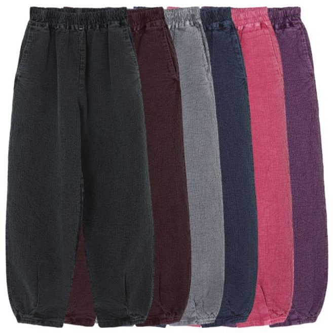 [아리랑의 봄] 이중지 베이직 밴딩 바지