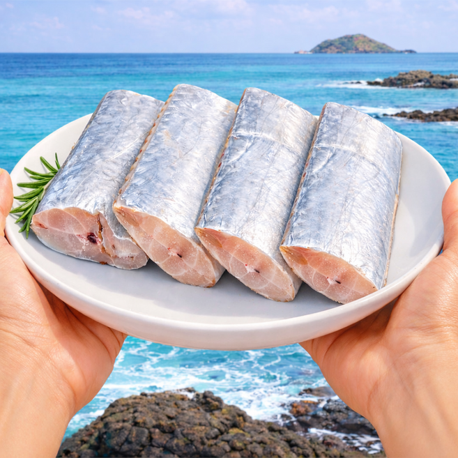 명품 제주 갈치 HACCP인증 손질 토막 은갈치, 1개, 300g 이상 2마리(8토막)