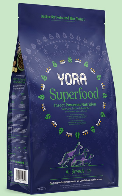 [공식수입사 정품] 요라 올브리드 12kg 직수입 완포장 곤충 사료 (지퍼백 X 개별포장 X), 1개