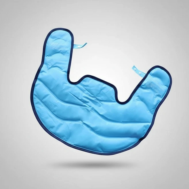 어깨목 냉온찜질팩 온열찜질기 집중케어, 1개, 블루