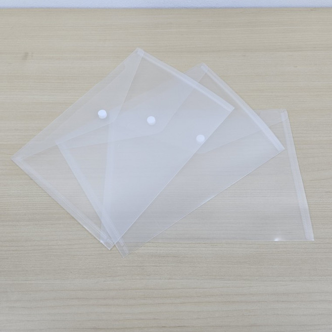 pp 단추 B5 서류파우치 투명파우치 스냅파일, 본상품선택