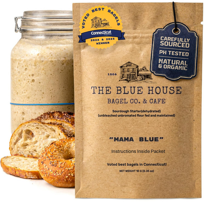Dehydrated Sourdough Starter – Aw Dehydrated Sourdough Starter – Award-Winning Sour Dough Starter Cu, 1개, 10g