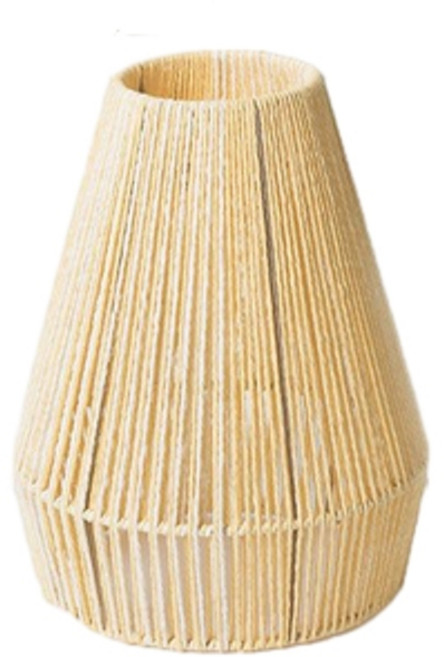 手工編織紙繩吊燈罩, XH24 - 331黃色