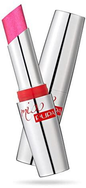 Pupa Milano Miss Starlight 울트라 샤이니 립스틱 - 반투명 색상 및 마이크로 펄 상쾌한 질감 특별한 광채 입술에 부드럽게 혼합 704 러블리 메간 0.88, 704 Lovely Meghan, 704 Lovely Meghan