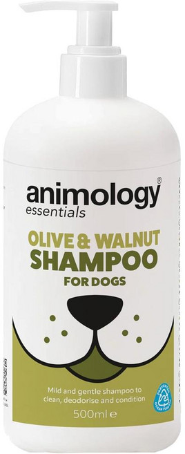 Animology Essentials Olive and Walnut Dog Shampoo 애니올로지 에센셜 올리브 앤 월넛 도그 샴푸, 2개, 500ml
