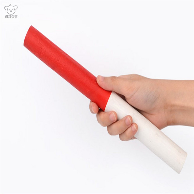 리치점빵 이어달리기 색깔바톤 나무/pvc/알루미늄 유아스포츠 달리기바톤, PVC재질