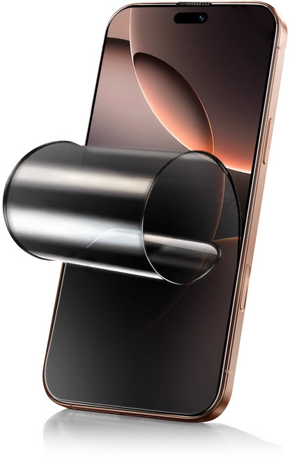 니하 아이폰 갤럭시 사생활보호 지문방지 액정보호필름 2매입, 1세트