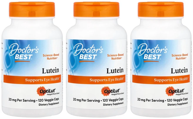닥터스베스트 루테인 20mg 베지 캡, 120정, 3개 - 쿠팡