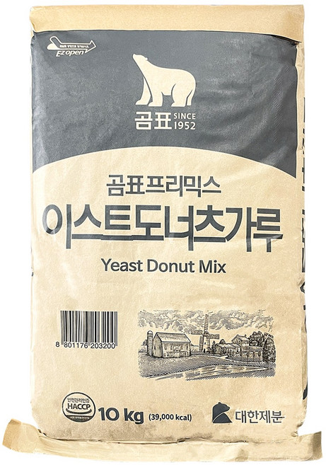 0110. 이스트 도넛가루 - 대한10kg, 10kg, 1개