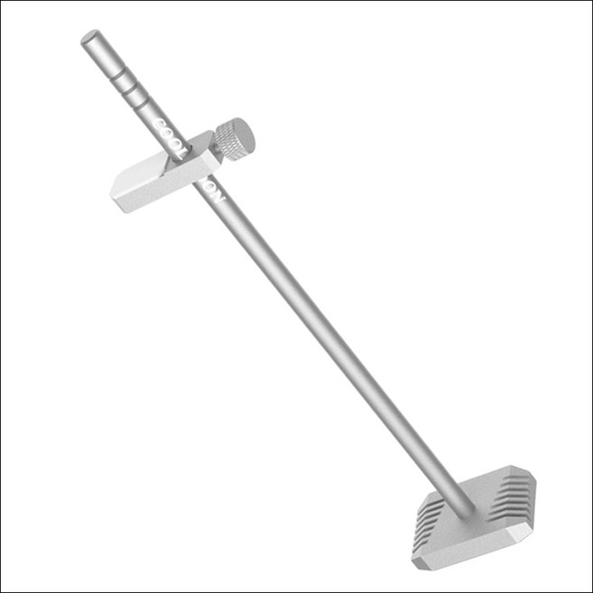 COOLMOON 顯卡支架 CM-VT192 顯示卡支撐架 可調節 磁吸底座 鋁合金材質, 銀, 1個