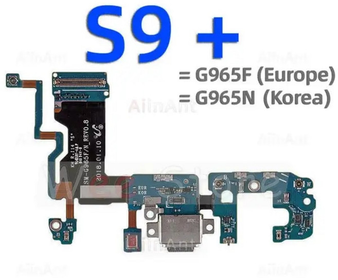 휴대폰 핸드폰 스마트폰 수리 부품 USB 하단 충전 도크 커넥터 포트 충전기 플렉스 케이블 삼성 호환 갤럭시 S8 S9 플러스 G950 G955 G960 G965, [09] S9 Plus G965F, 한개옵션1