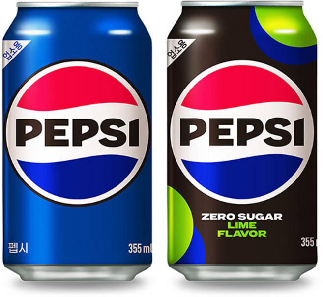 펩시콜라 2종세트 12+12 오리지널 제로 355ml 업소용
