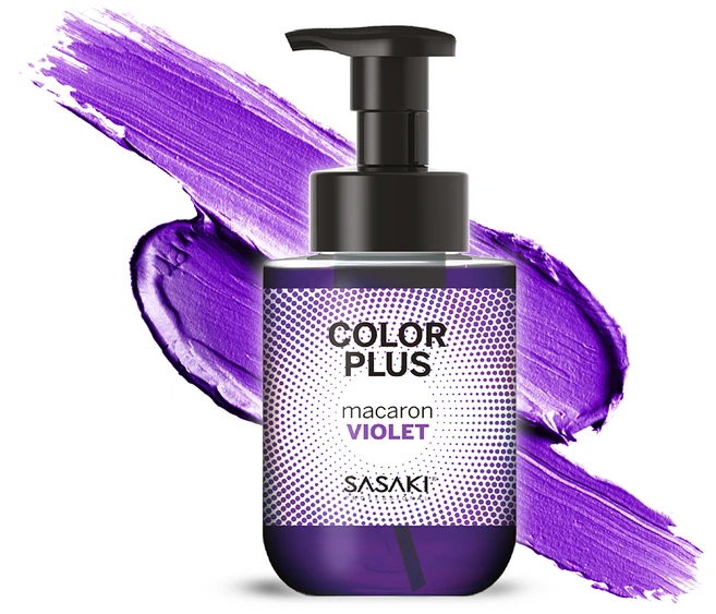 사사키 마카롱 보색 염색 컬러 샴푸 바이올렛, 1개, 300ml - 쿠팡