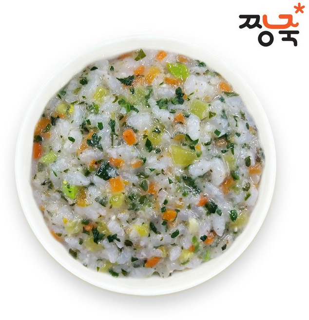 짱죽 12+2 이유식 3단계 진밥, 진밥-409.삼색나물들깨진밥, 200g, 1개
