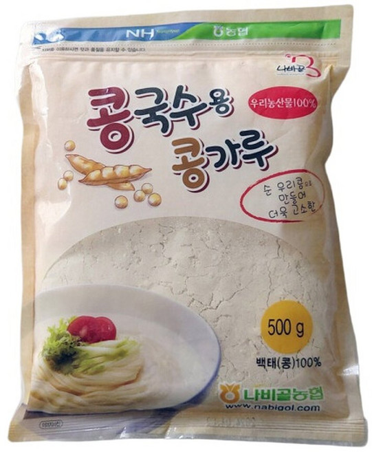 [농협] 함평 나비골농협 국산 콩국수용 콩가루, 1개, 500g