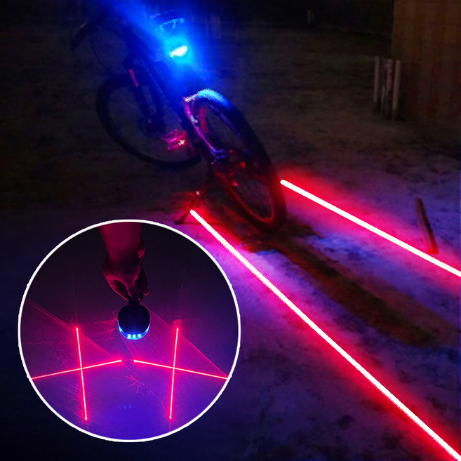 [38시간지속] 필모어 매트릭스 자전거 라이트 후미등 백라이트 안전등 건전지포함, 1개, 블루
