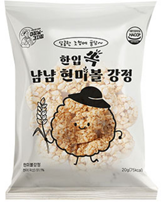 CJ프레시웨이 담양한과 이장님 과자점 현미볼강정, 40개, 20g