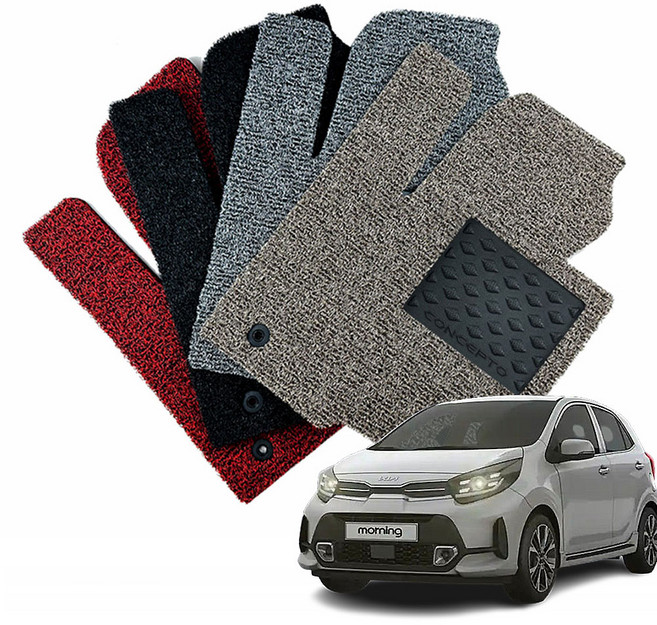 DXSOAUTO 컨셉토 확장형 코일매트 올뉴 모닝 운전석1p, 블랙, 109_2올뉴모닝JA모닝어반2017년이후