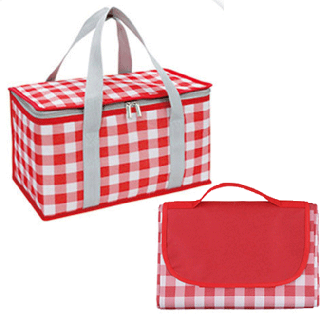 방수 돗자리 보냉백 세트 대평 피크닉 캠핑 아웃도어 매트, 그린) 피크닉 매트 보냉백 세트