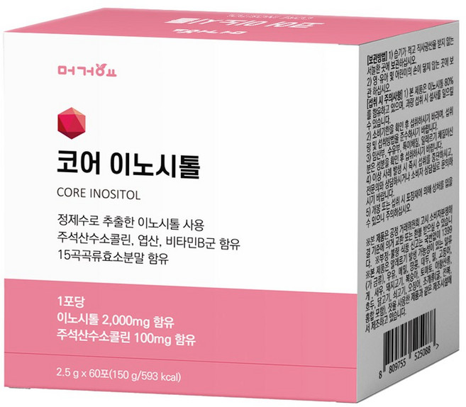 머거요 코어 이노시톨 60p, 150g, 1개