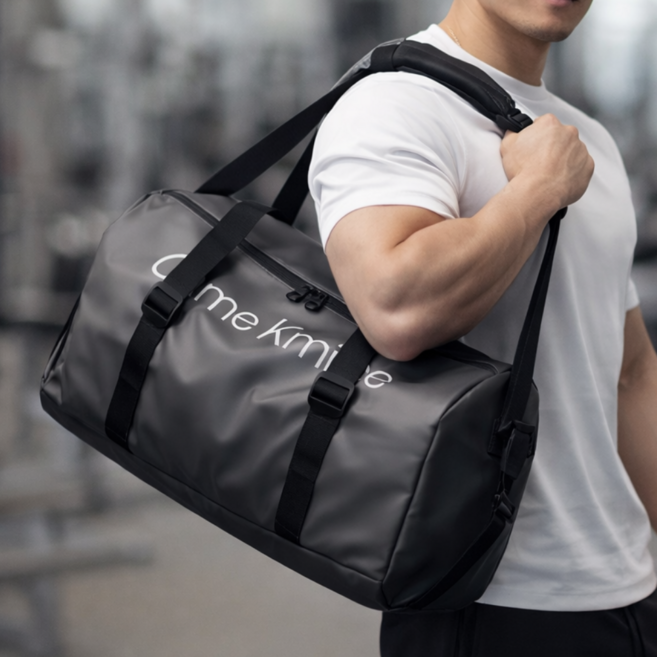 브리담 대용량 여행용 더플백 헬스 가방, 1개, 블랙